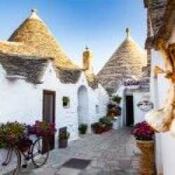 Bari i bajkowe domki trulli w Alberobello